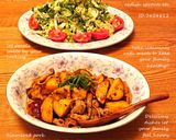 ヘルシー煮♥️サツマイモと鶏肉とひよこ豆作り方7写真