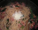 ほうれん草とベーコンのトマトパスタ作り方5写真