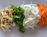 【米粉活用】米粉と麹甘酒で　春色かき揚げ作り方1写真