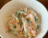 【米粉活用】米粉と麹甘酒で　春色かき揚げ作り方3写真