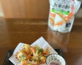 【米粉活用】米粉と麹甘酒で　春色かき揚げ作り方5写真