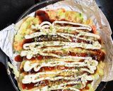 米粉で作ったお好み焼き作り方3写真