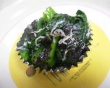 青菜の磯辺和え、お弁当用作り方4写真