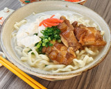 沖縄ソーキで簡単ゆし豆腐そば作り方4写真