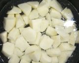米粉でもっちり♪チーズinポテトボール作り方1写真