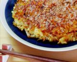 娘の大好物！米粉の染み染み～お好み焼き作り方16写真