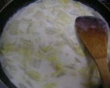 牡蠣と白菜のクリーム煮作り方7写真