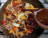 ワンパンで出来る甘酢肉団子◆黒酢酢豚風◆作り方8写真