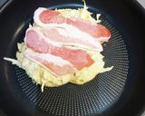 長芋と米粉のお好み焼き作り方4写真