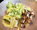 ホタルイカと春キャベツのオイルパスタ作り方4写真