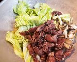 ホタルイカと春キャベツのオイルパスタ作り方5写真