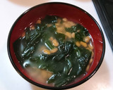 簡単！地味旨♪納豆わかめの梅生姜スープ♪作り方4写真