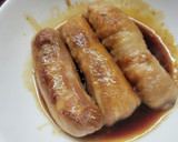 ちくわの肉巻き生姜焼き(弁当用)作り方5写真