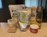 米粉の抹茶小豆マフィン作り方1写真