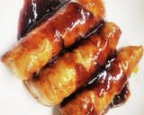 ちくわとカラーピーマンの肉巻き(弁当用)作り方5写真