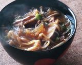 化学調味料不使用★担々春雨ピリ辛スープ作り方9写真