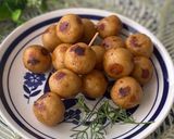 材料3つ☆米粉の里芋団子作り方9写真