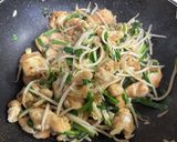 鶏ササミでニラもやし炒め作り方10写真