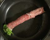 中までしっかりおいしい！菜花の肉巻き作り方3写真