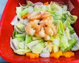海老と春野菜の食べるスープ作り方7写真