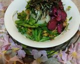 ☆簡単！菜の花の春爛漫ふわとろ親子丼☆作り方8写真