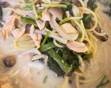 簡単 ズボラ飯 アーモンドミルクでパスタ作り方4写真