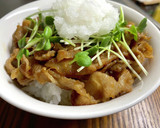 あっさり仕立て・豚生姜焼き豚丼のブタぽん作り方14写真