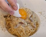 ワンパン本格派カマンベールカルボナーラ作り方7写真