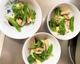根菜茄子コク旨きな粉梅肉味噌味野菜炒め作り方4写真