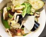 根菜茄子コク旨きな粉梅肉味噌味野菜炒め作り方13写真