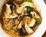 根菜茄子コク旨きな粉梅肉味噌味野菜炒め作り方17写真