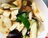 肉無豆腐コク旨きな粉味噌味野菜炒め作り方15写真