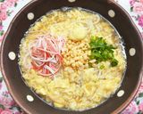 ふわふわとろとろ♡かき卵たぬきうどん♪作り方4写真