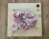 グリルチキンのクリーミーきび酢ソースがけ作り方1写真
