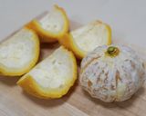 【無添加】甘夏と水菜のフレッシュサラダ作り方2写真