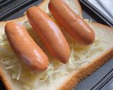 *ウィンナーホットサンド*作り方1写真