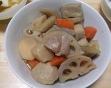 光熱費節約レシピ1☆鍋帽子でうま煮作り方7写真