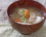 米粉でもちもちだんご汁！米粉活用作り方7写真