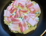 米粉と豆腐で卵なしのお好み焼き作り方3写真