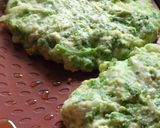 米粉で♪もやしとわさび菜のお好み焼き作り方6写真