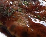 米粉で♪もやしとわさび菜のお好み焼き作り方9写真