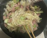 焼豚とエノキと野菜のクレイジーソルト炒め作り方5写真