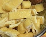 【簡単】若(葉)ごぼうと油揚げの煮浸し作り方4写真