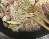 焼豚とエノキと野菜のクレイジーソルト炒め作り方7写真