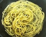 市販のたらこソースでとろーりたらこスパ作り方7写真