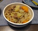 ダシ不要、野菜多めのヘルシー肉じゃが作り方8写真