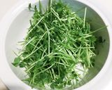 レンジで豆苗と塩昆布和え作り方1写真