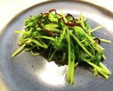 レンジで豆苗と塩昆布和え作り方3写真