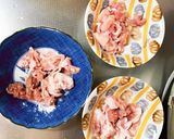 簡単きな粉味噌炒味豚こま大根青椒肉絲風作り方3写真
