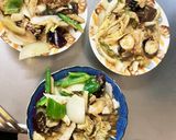 簡単きな粉味噌炒味豚こま大根青椒肉絲風作り方15写真